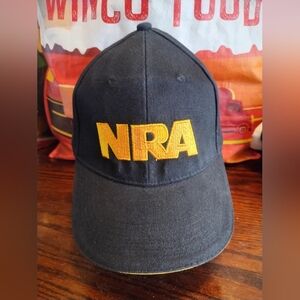 NRA National Rifle Association Black Baseball Hat Strap‎ Back Adjustable